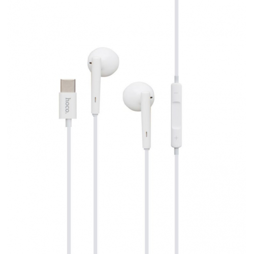 Наушники Hoco L10 Type-C white, с микрофоном